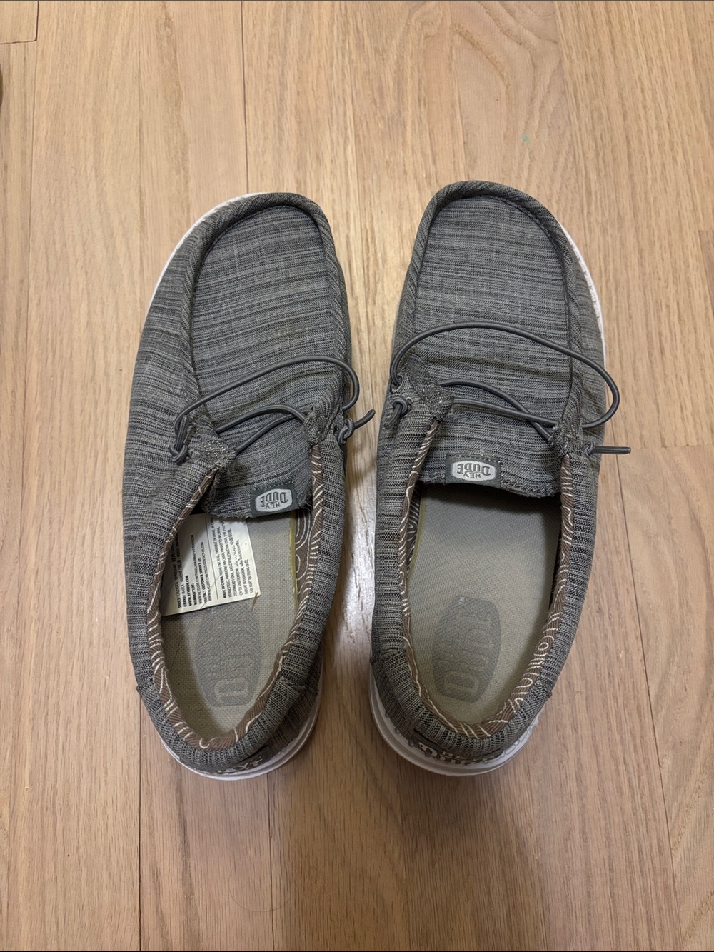 Hey Dude Gray Slip-On Casual Loafers